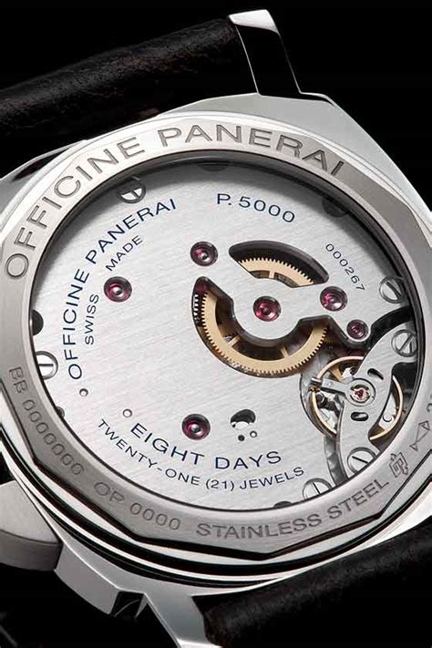 panerai p5000 movement review|panerai 8 day power reserve.